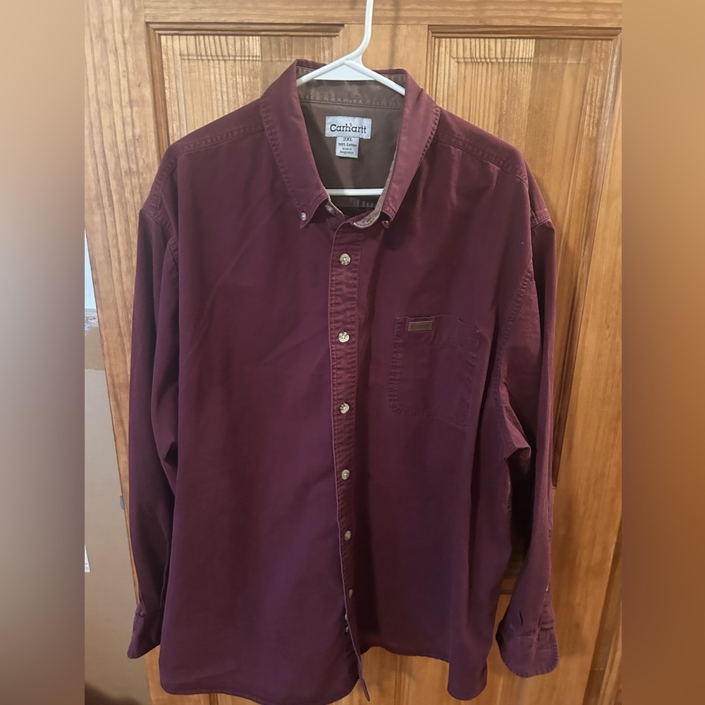 Men’s Carhartt dress shirt, size 2XL